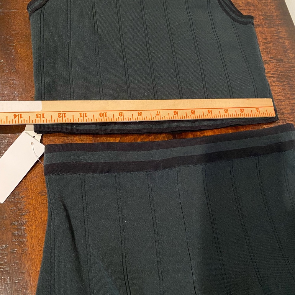 House of Harlow 1960 Tennis Sleeveless Sweater Top & Pleated Skirt Set Sz S - Picture 11 of 15